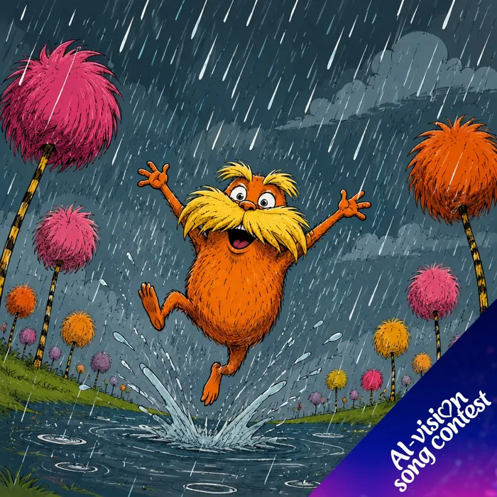 Omslag: 12. Loraxbro – Jumping In The Rain